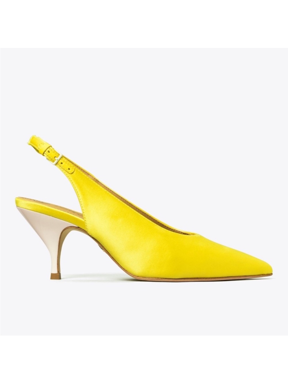 Tory Burch Satin Slingback Pump - Picture 3 of 5